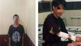 Dua pelaku pengeroyokan. Foto : Istimewa