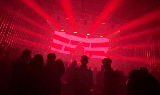 
Ilustrasi tempat hiburan malam. 