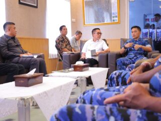 Wali Kota Palembang, Ratu Dewa, dalam Rapat Koordinasi di Mako Lanud SMH, Jumat, 20 Februari 2026/ist. 