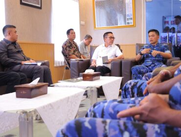 Wali Kota Palembang, Ratu Dewa, dalam Rapat Koordinasi di Mako Lanud SMH, Jumat, 20 Februari 2026/ist.