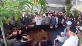 Pemakaman Mantan Gubernur Sumsel, Alex Noerdin, di TPU Kebun Bunga, Kamis, 26 Februari 2026/ist.