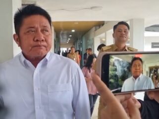 Gubernur Sumsel Herman Deru saat ditemui di kantornya. Foto : Urban Id/Abdullah Toriq