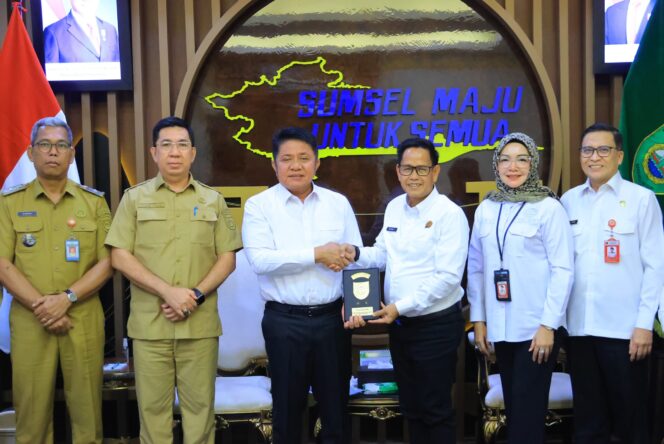 
Herman Deru Sambut Kakanwil BPN Sumsel yang Baru, Dorong Inovasi dan Pengamanan Aset Daerah