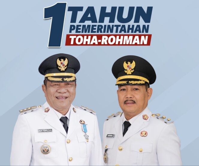 
Klaim Setahun Toha–Rohman: Lunasi Utang Daerah Rp350 Miliar Hingga Kemiskinan Turun ke 9,97 Persen