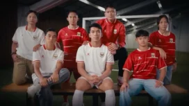 Jersey Timnas Indonesia hasil kerja sama dengan Kelme yang dirilis pada 12 Maret 2026. Foto: Kelme
