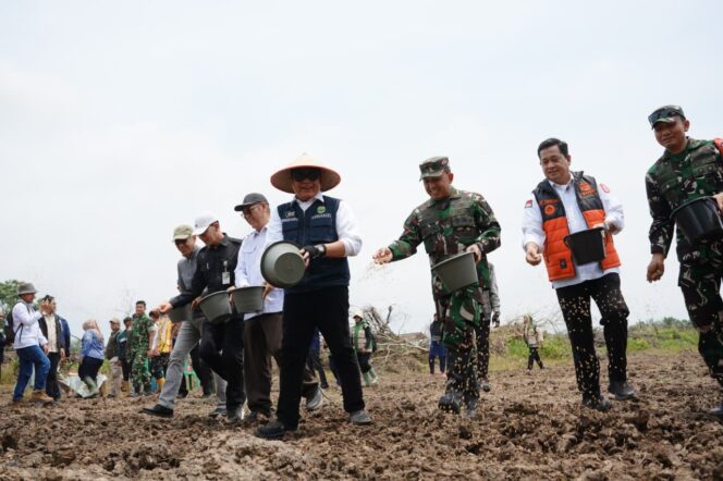 
Herman Deru Pimpin Tanam Padi Serentak di Banyuasin, Perkuat Sumsel sebagai Lumbung Pangan Nasional