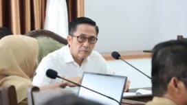 Wali Kota Palembang, Ratu Dewa, saat memimpin rapat pembahasan Detail Engineering Design (DED) penataan wajah kota di Rumah Dinas Wali Kota, Selasa, 3 Maret 2026/ist.