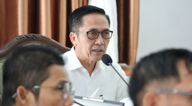 Wali Kota Palembang, Ratu Dewa, saat pemaparan program kerja RSUD Gandus di Rumah Dinas Wali Kota, Selasa, 3 Maret 2026/ist. 