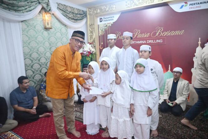 
Ramadan Jadi Momentum Berbagi, Pertamina Drilling Santuni 100 Anak Yatim