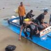 Kecelakaan speedboat di Sungai Musi. Foto : Istimewa