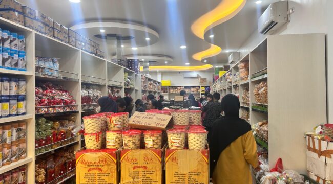 Toko Kue Mega Cakes di Sukabangun 2 Kota Palembang/Efry.
