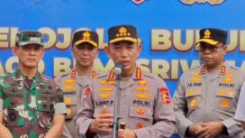 Kepala Kepolisian Republik Indonesia (Kapolri), Jenderal Listyo Sigit Prabowo memimpin apel siaga keamanan dan ketertiban masyarakat (kamtibmas) bersama ribuan pengemudi ojek online (ojol) dan buruh di Kota Palembang, Minggu, 8 Maret 2026/ist.
