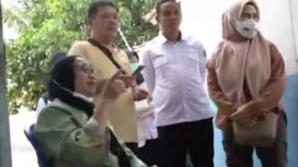 Wakil Kepala Badan Gizi Nasional (BGN), Nanik S Deyang, di dapur MBG di OKU Timur. Foto : Istimewa