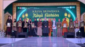 Gelaran Kriya Sriwijaya Raya Fashion, sebuah parade busana muslim yang digelar oleh Dekranasda Provinsi Sumatera Selatan di atrium Palembang Indah Mall (PIM) Sabtu, 4 Maret 2026/ist.