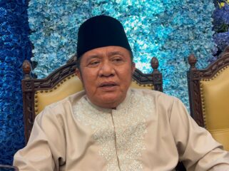 Gubernur Sumsel Herman Deru di sela-sela Open House Hari Raya Lebaran di Griya Agung. Foto : Istimewa