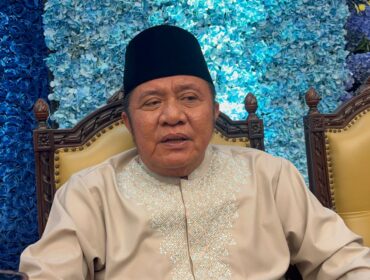 Gubernur Sumsel Herman Deru di sela-sela Open House Hari Raya Lebaran di Griya Agung. Foto : Istimewa