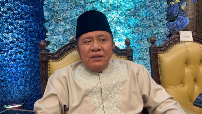 
Gubernur Sumsel Herman Deru di sela-sela Open House Hari Raya Lebaran di Griya Agung. Foto : Istimewa
