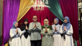 Suasana Bupati Empat Lawang Joncik Muhammad diduga menggelar Open House di Hotel Bintang Lima di Palembang. Foto : Istimewa