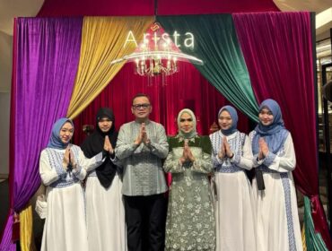 Suasana Bupati Empat Lawang Joncik Muhammad diduga menggelar Open House di Hotel Bintang Lima di Palembang. Foto : Istimewa