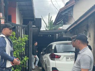 Lokasi teror Bom Molotov. Foto : Istimewa