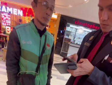 Oknum driver ojol di Palembang yang rekam perempuan di salah satu mall Palembang/Instagram: 1998ur_