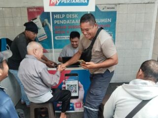 Patra Niaga Regional Jatimbalinus menerima dan menampung aspirasi dari kelompok sopir truk terkait penerapan barcode dalam program Subsidi Tepat. Foto : Patra Niaga