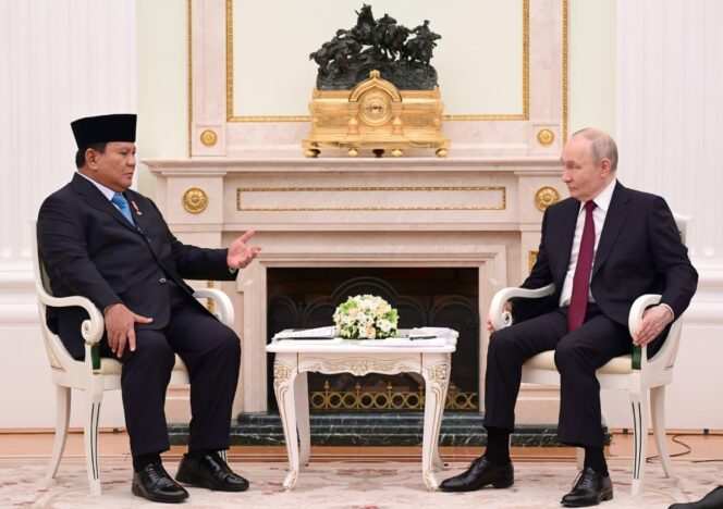 
Prabowo dan Putin Perkuat Arah Baru Kemitraan Strategis Indonesia–Rusia