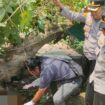 Polisi saat olah TKP. Foto : Istimewa