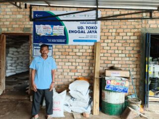 Ketua Klaster Lumbung Pangan Bhakti Tani, Mashudi. Foto : BRI