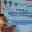 Bupati OKU Teddy Meilwansyah saat sosialisasi program beasiswa kedokteran. Foto : Kominfo OKU