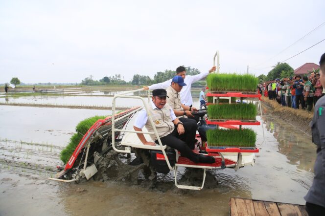 
Herman Deru Dampingi Wamentan Sudaryono Kunker ke OKU Timur, Tinjau Irigasi hingga Percepatan Tanam