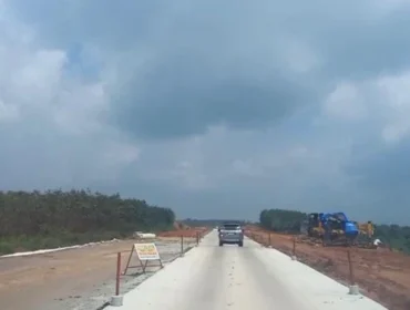 Tol Palembang-Betung seksi Musi Landas-Pulau Rimau yang difungsionalkan untuk arus mudik 2025. Foto : Abdullah Toriq/Urban Id