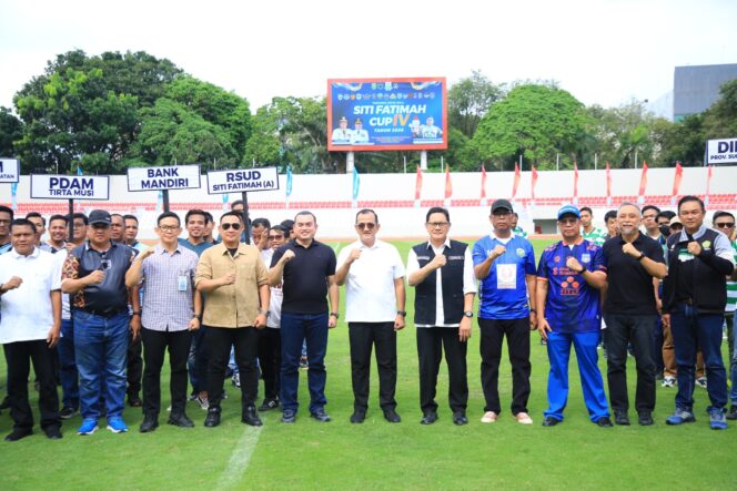 
Sekda Sumsel Edward Candra Resmi Buka Turnamen Sepak Bola RS Siti Fatimah Cup IV 2026