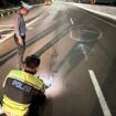 Polisi saat di lokasi TKP di Tol Palindra. Foto : Istimewa