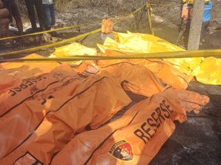 Sebanyak 16 orang tewas akibat kecelakaan di Jalan Lintas Sumatera (Jalinsum), tepatnya di Simpang Danau, Kecamatan Karang Jaya, Kabupaten Musi Rawas Utara, Rabu, 6 Mei 2026/ist.
