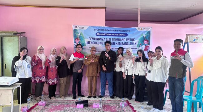 PT Pertamina Patra Niaga Kilang Plaju terus mendorong peningkatan kualitas kesehatan masyarakat melalui edukasi gizi bagi ibu hamil dan balita di Desa Sungai Rebo, Rabu, 13 Mei 2026/ist.
