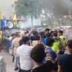 Massa aksi gabungan dari beberapa cabang Pergerakan Mahasiswa Islam Indonesia (PMII) di Sumatera Selatan menggelar demonstrasi di depan Kantor DPRD Sumsel hingga Kantor Gubernur Sumsel, Senin, 18 Mei 2026/ist.