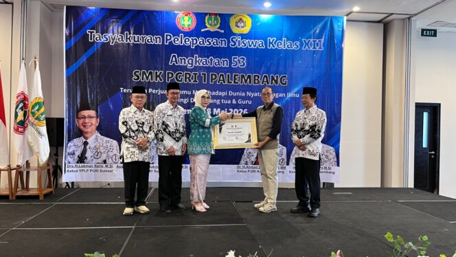 
SMK PGRI 1 Palembang Raih Predikat Sekolah Model, Ahmad Zulinto: Ini Hasil Kerja Keras Semua Pihak
