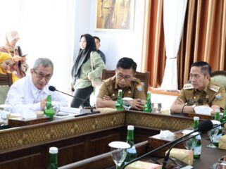 Rapat pembahasan DED Penataan Wajah Kota di Rumah Dinas Wali Kota, Senin, 25 Mei 2026/ist. 