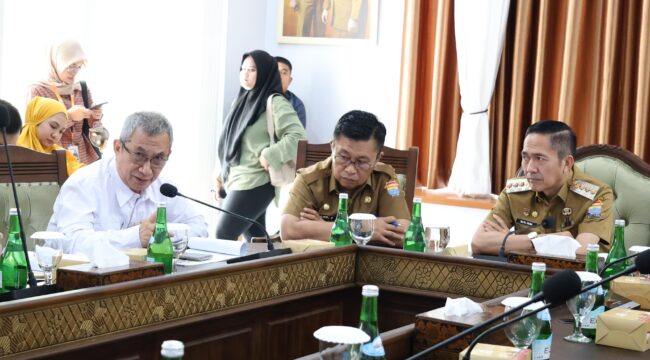 Rapat pembahasan DED Penataan Wajah Kota di Rumah Dinas Wali Kota, Senin, 25 Mei 2026/ist. 