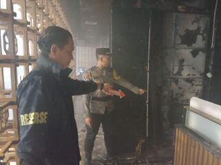 Polisi saat OlahTKP. Foto : Dok. Polsek IB 1