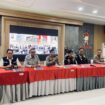 Konferensi pers yang diadakan di RS Bhayangkara/Anyelir.
