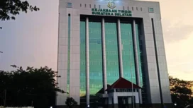 Gedung Kejati Sumsel. Foto : Abdullah Toriq/Urban Id