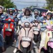 Puluhan Pengguna Fazzio dan Filano Diajak Menjelajahi Destinasi Pantai Sambil Menampilkan Kreativitas dan Fashion Kekinian. Foto : Dok Yamaha Thamrin