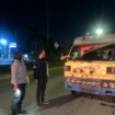 Polisi saat olah TKP di Jalan Noerdin Pandjie, Palembang. Foto : Dok Polsek Sukarami