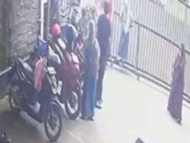 Rekaman CCTV salah satu Sekolah Dasar di Palembang saat kejadian kekerasan/ist. 