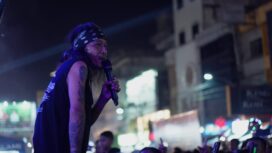 Mamen Rock and Rolls, turut meramaikan acara perayaan Anniversary ke-33 Gong Sriwijaya di CFN Palembang. Foto : Istimewa