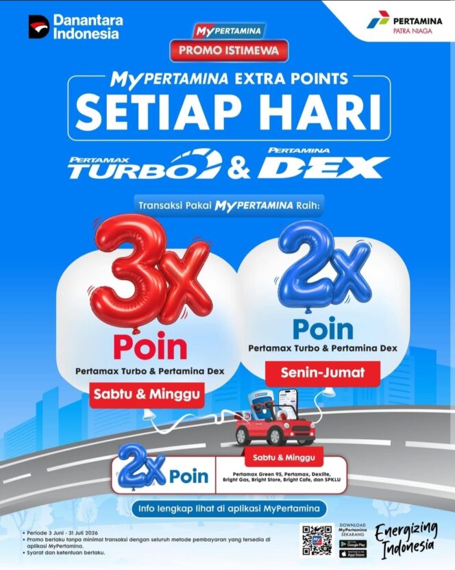 
Pertamina Tebar Promo Juni-Juli 2026, Pengguna MyPertamina Bisa Dapat Cashback