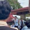 Mahasiswa saat orasi didepan Gedung DPRD Sumsel. Foto : Dok Urban Id