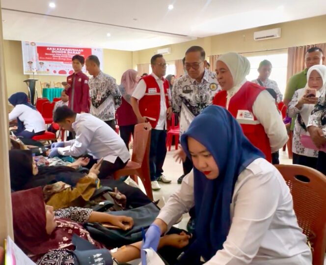 
Gandeng PGRI, PMI Kota Palembang Targetkan 100 Kantong Darah